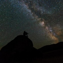 Stargazing in Yellowstone National Park