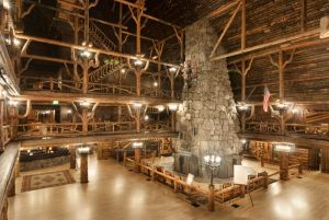 Old Faithful Inn interior