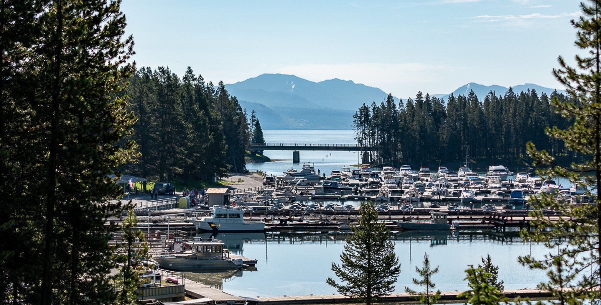 boats in Bridge Bay Marina
