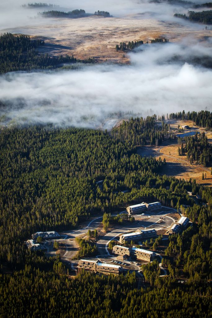 Canyon Lodge aerial view