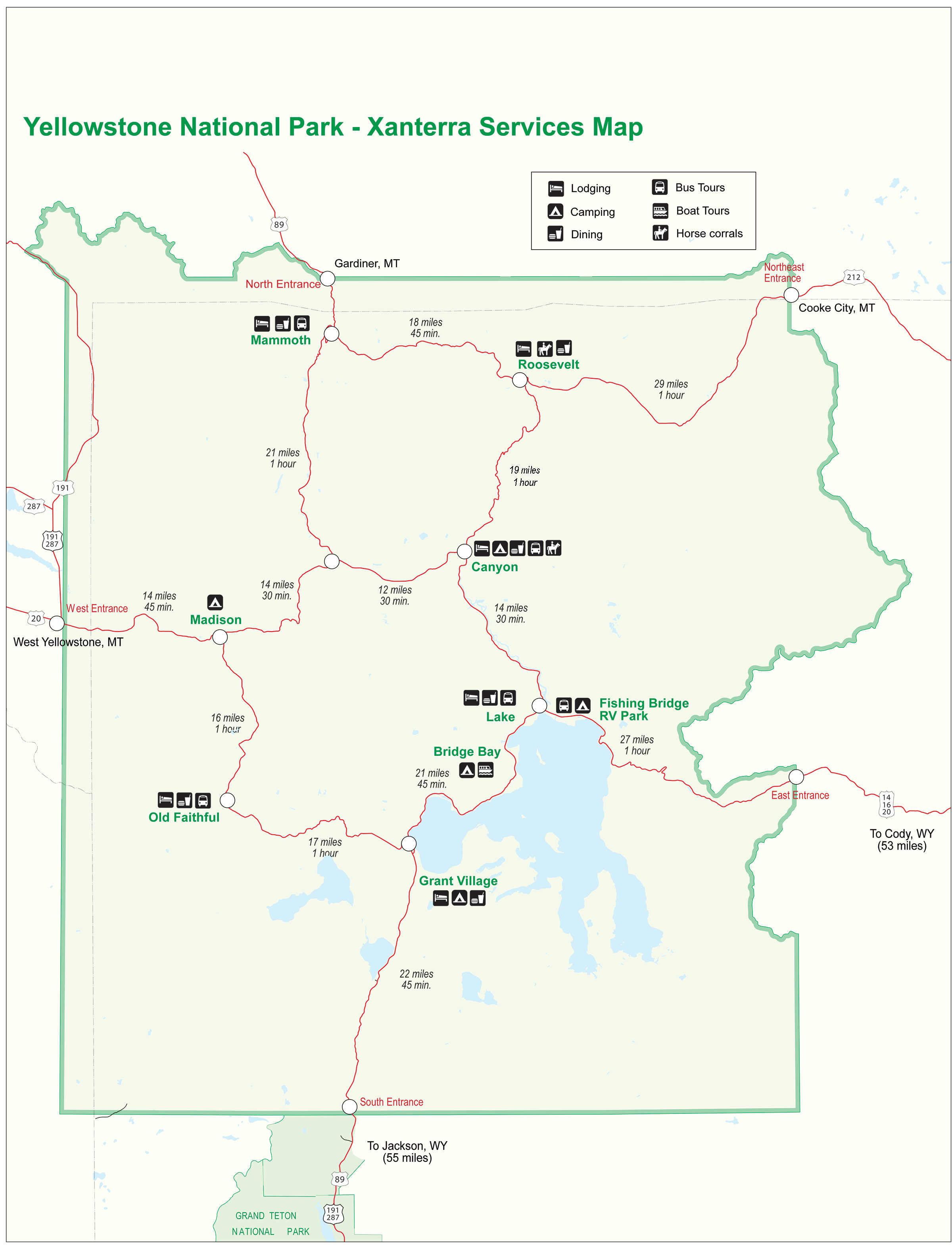 Yellowstone Nat Park Map Sexiz Pix