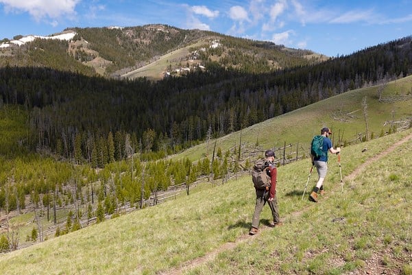 Hiking in yellowstone in may sale