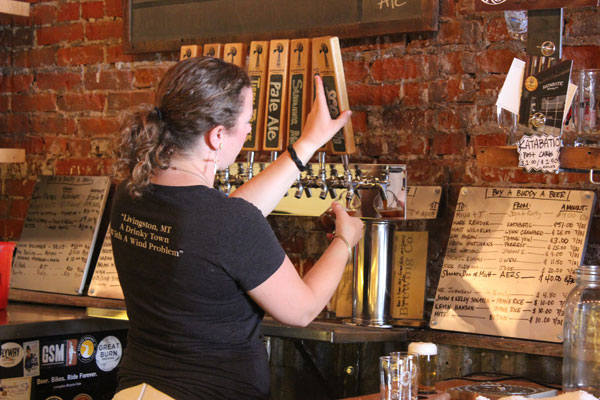 Beer Being Poured at Katabatic Brewing Company