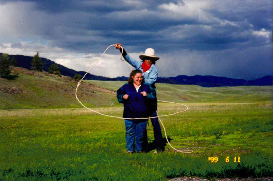 A young Trina having fun in the Roosevelt Area