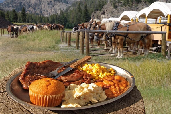 Old West Dinner Cookout at Roosevelt