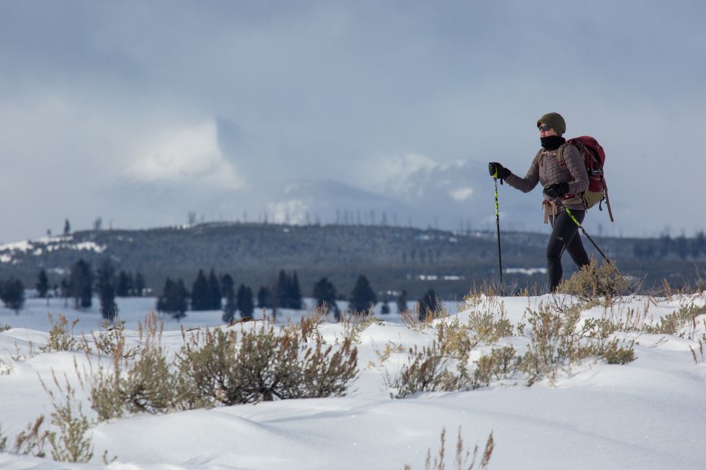 Skiing on Blacktail Deer Plateau