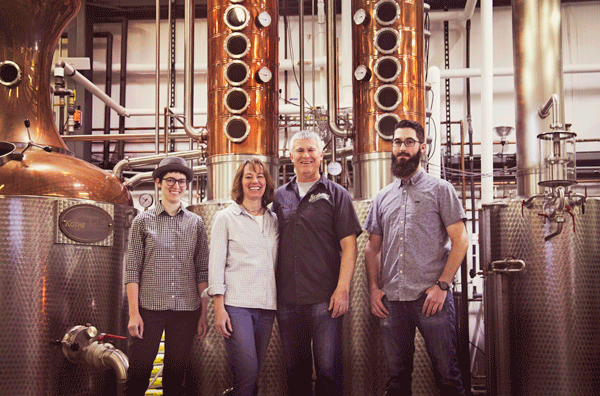 Backwards Distilling Company Pollock Family