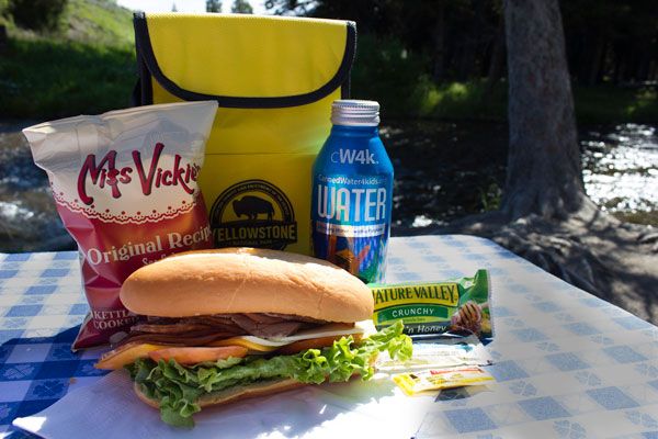 Picnic in Yellowstone National Park