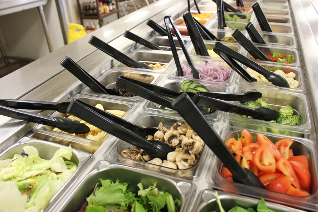 Salad Bar in the Employee Dining Room