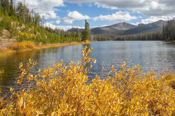 Fall colors at Sylvan Lake