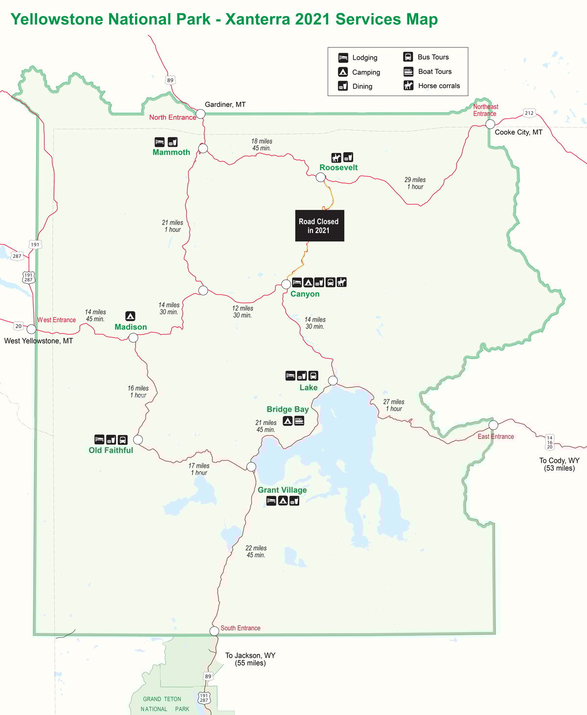Yellowstone National Park Map Brochures & Downloads | Yellowstone National Park Lodges