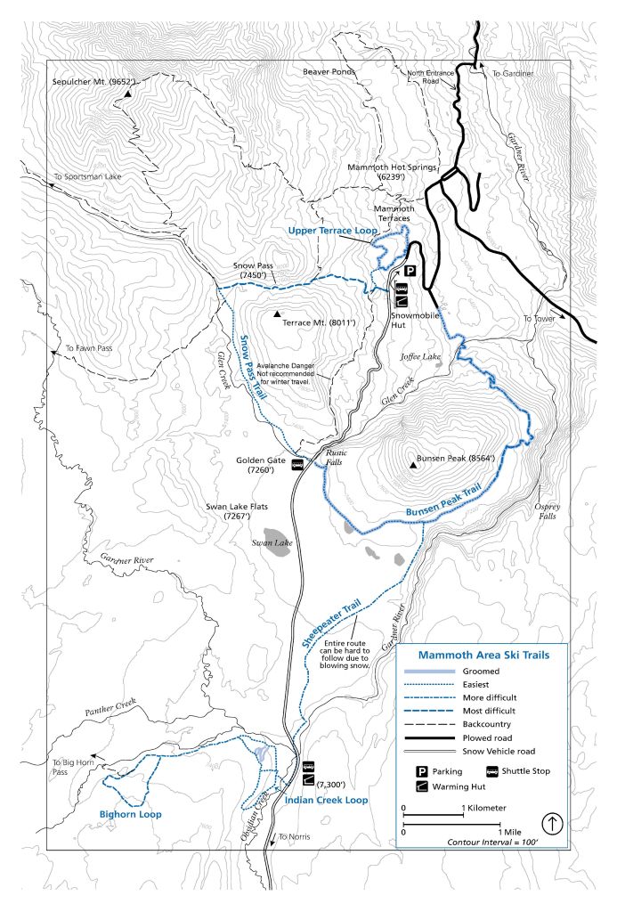 Mammoth Ski Trail Map