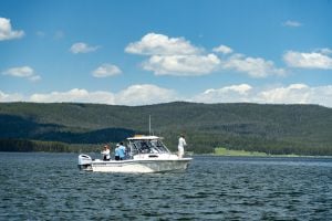 Fishing boat with guests