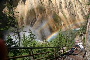 Rainbow at Uncle Tom's Trail