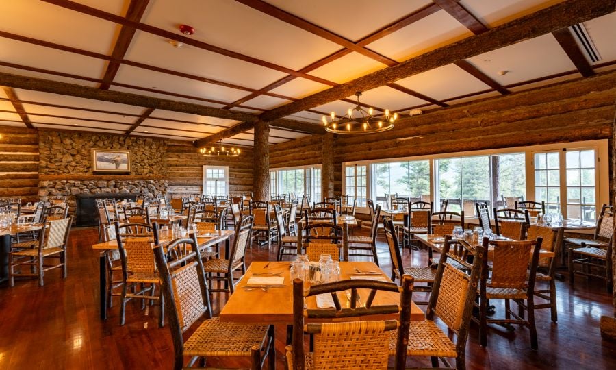 Dining room at Roosevelt Lodge
