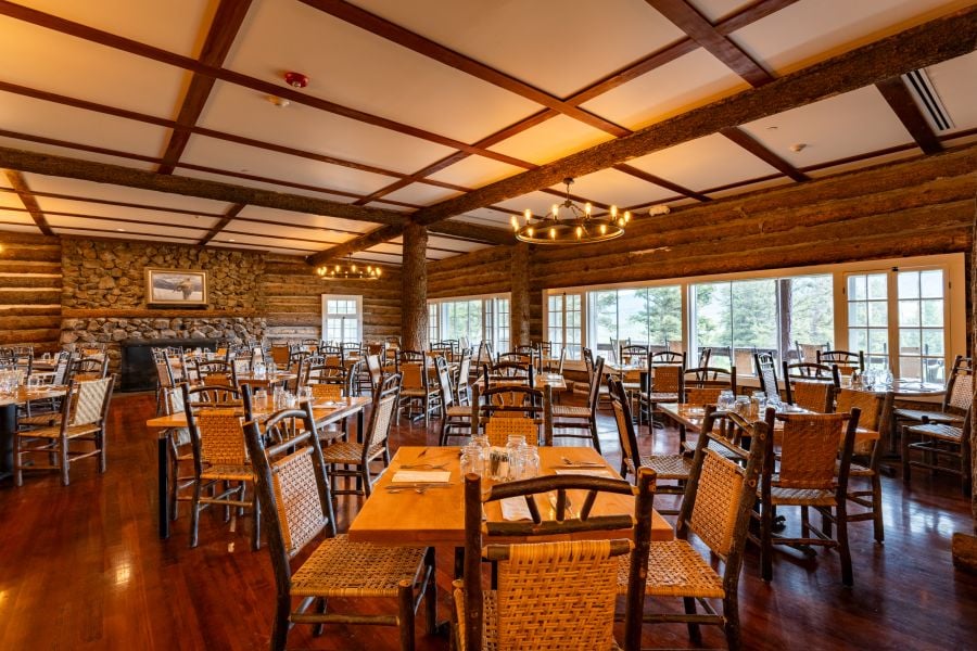 Dining room at Roosevelt Lodge
