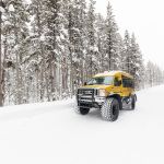 Snowcoach on North Rim Drive