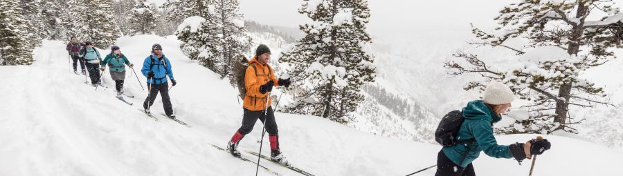 Cross-country skiing Canyon Rim Trail (2)
