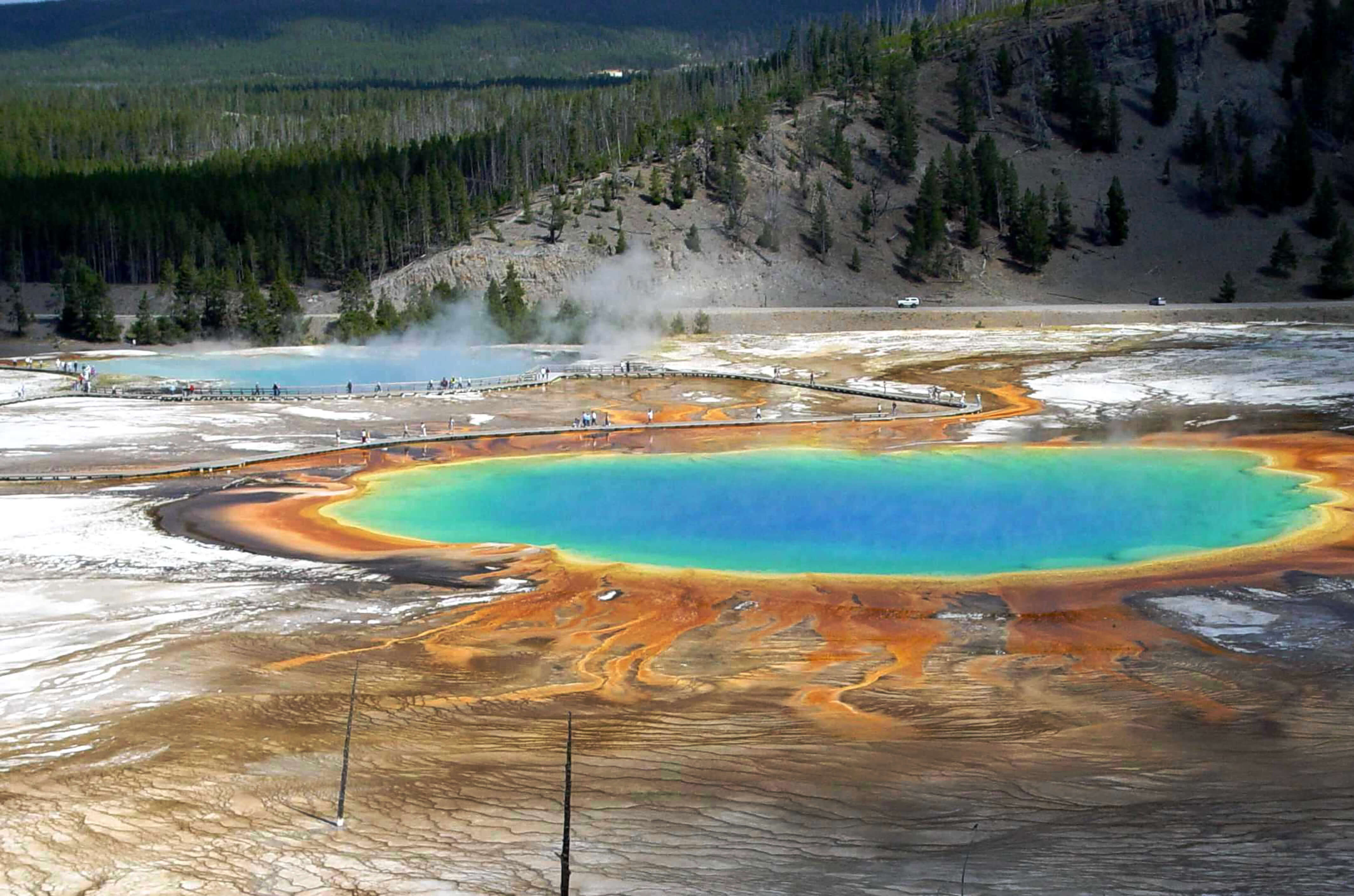 Grand Prismatic Hot Springs