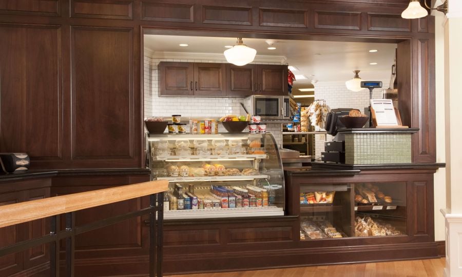 Deli counter at Lake Yellowstone Hotel Deli