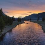 Sunset on the Madison River