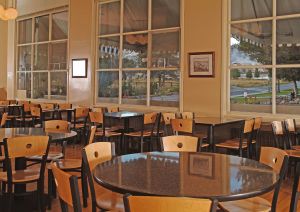 Dining room at Mammoth Hot Springs Hotel terrace Grill