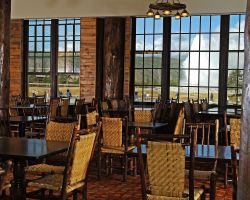 View of Old Faithful Lodge Cafeteria Sitting Area