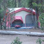 Tent at Canyon Campground