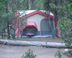 Tent at Canyon Campground