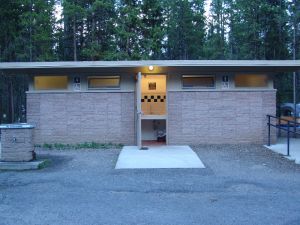 Washrooms at Canyon Campground