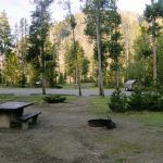 Picnic area at Madison Campground