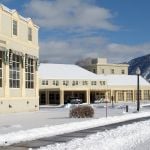 Mammoth Hot Springs Hotel Winter