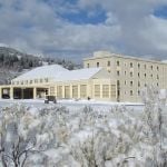 Mammoth Hot Springs Hotel Winter