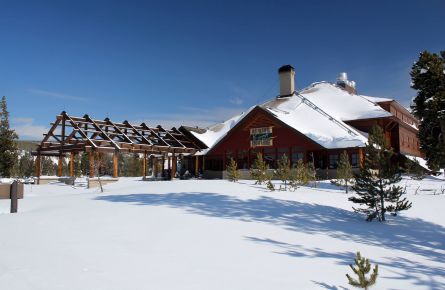 Old Faithful Snow Lodge Exterior Winter