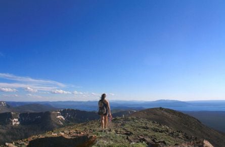 Karley Nugent mountain hiking