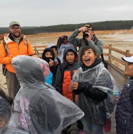 4th Graders from Wind River Indian Reservation Experience Yellowstone