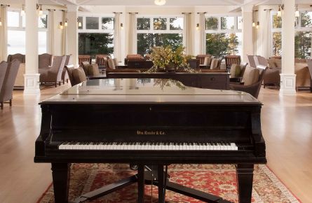 Piano at Lake Yellowstone Hotel