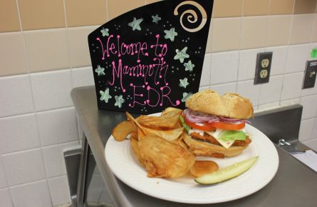 A plated meal at Mammoth EDR
