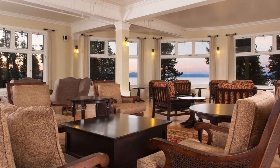 Lake Yellowstone Hotel Sunroom