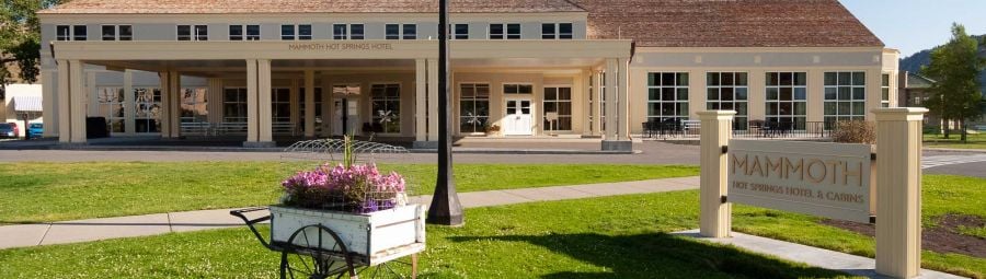 Renovated Exterior of the Mammoth Hot Springs Hotel