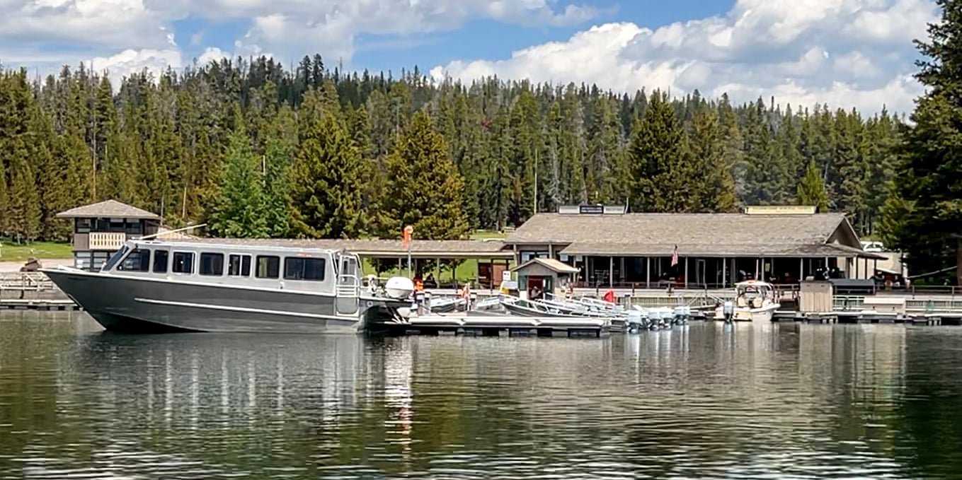 Bridge Bay Marina with boats on the water