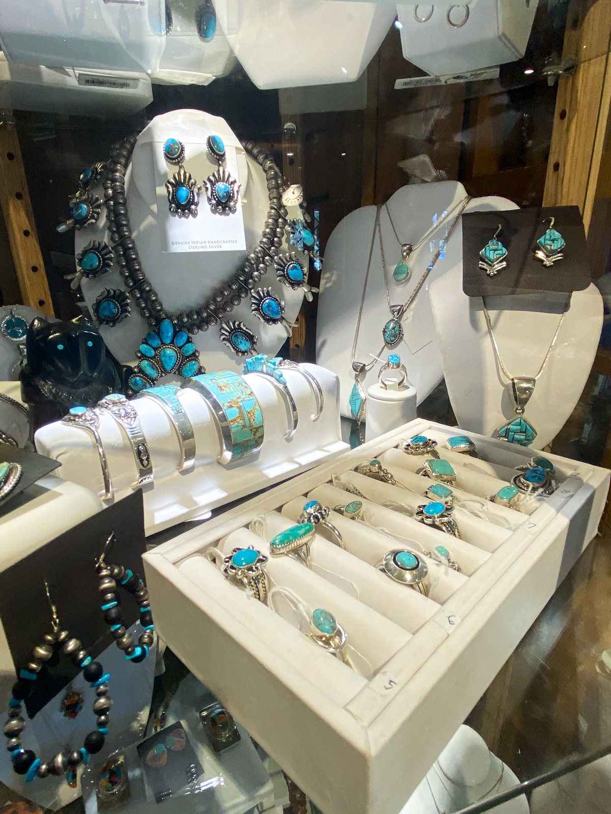 Turquoise Jewelry at Old Faithful Inn Gift Shop