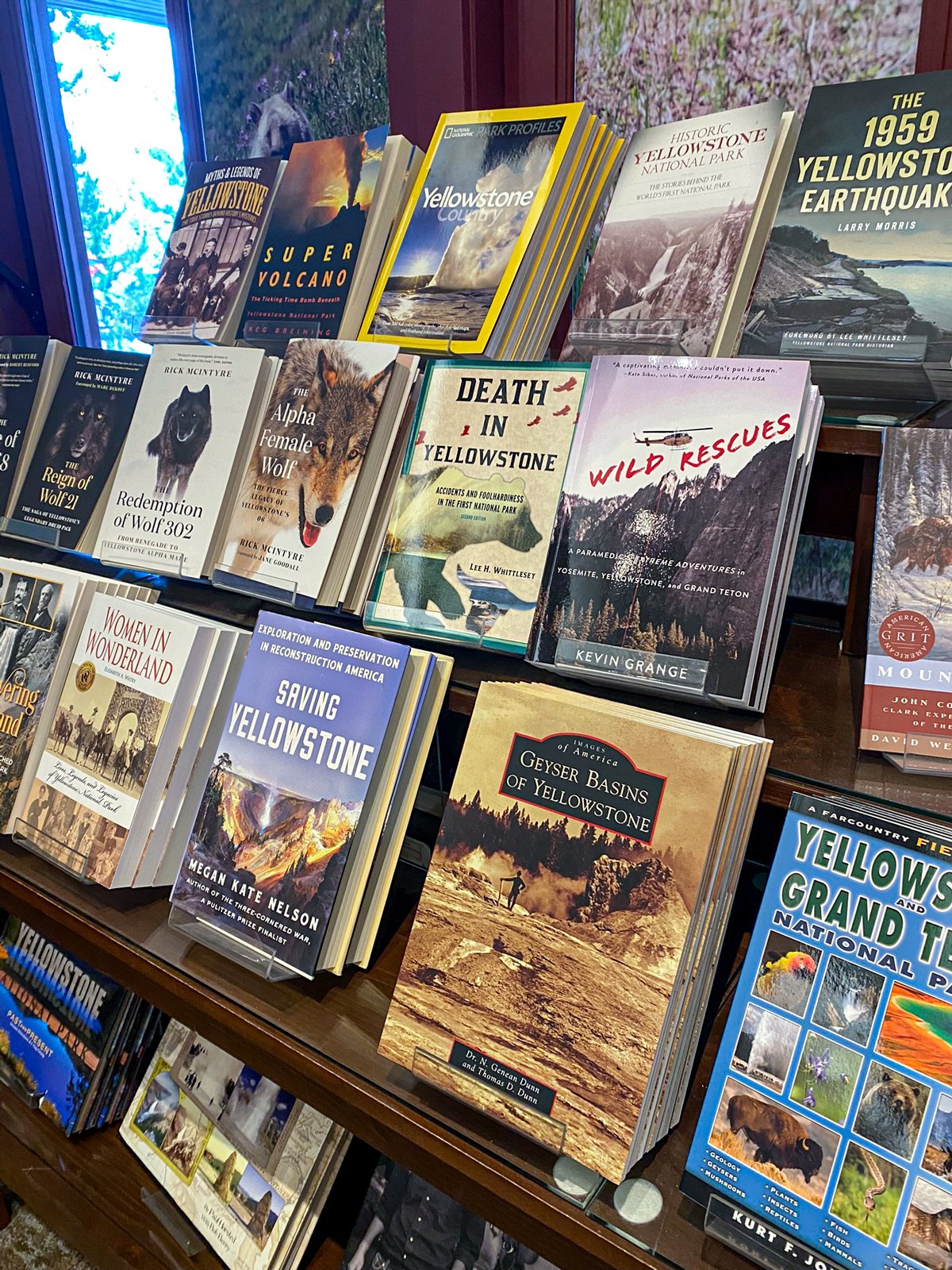 Books at Snow Lodge Bear Den Gift Shop