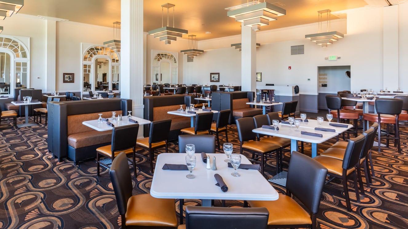 Mammoth Hotel Dining Room Interior