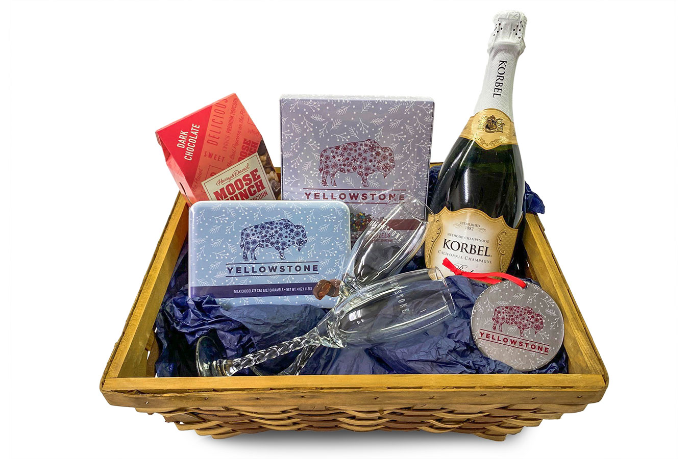 Welcome Home Sparkling Wine Gift Basket