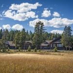 Exterior of Lake Lodge on a sunny day