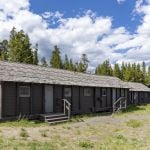 Exterior of Pioneer Cabin at Lake Loge