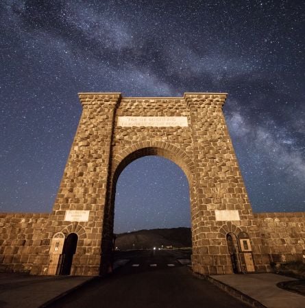 Stargazing in Yellowstone National Park